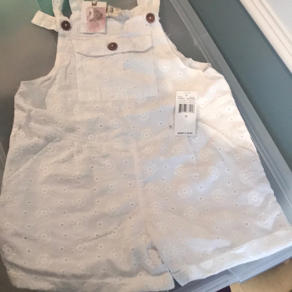 Jessica Simpson girls eyelet short romper